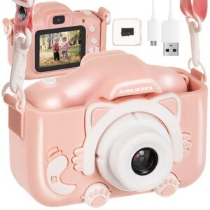 Růžový digitální fotoaparát Kruzzel AC22296