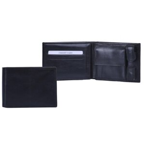 Kožená pánská peněženka P-753 černá