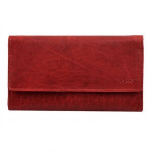 Dámská dlouhá peněženka kožená  V-40/T RED