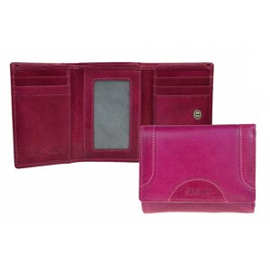 Dámská kožená peněženka SEGALI SG-7196 B fucsia - růžová