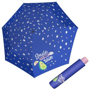 Dětský skládací deštník Kids Mini RAINY DAY AVO 700365MW02 modrý/růžový