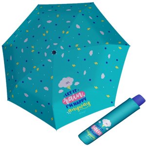 Dětský skládací deštník Kids Mini RAINY DAY CLOUD 700365MW04 tyrkysový