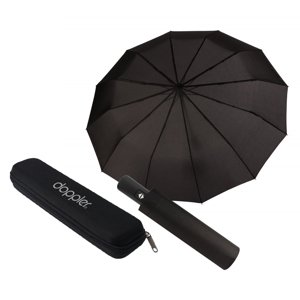 Fiber Magic Major - pánský plně automatický deštník větruodolný v pevném obalu 746863DSZC černý