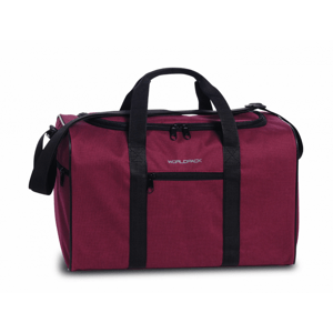 Cestovní taška 10362-4700 vínová (příruční zavazadlo 40 x 20 x 25 cm) 19 L