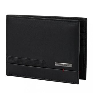 Pánská kožená peněženka bez kapsy na drobné  Pro-DLX 5 SLG 005 černá 120625-1041