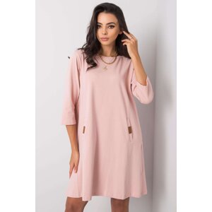RELEVANCE Bavlněné šaty Gianna světle růžové Velikost: L/XL